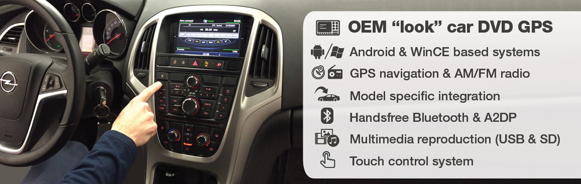 "OEM look" car DVD GPS systems